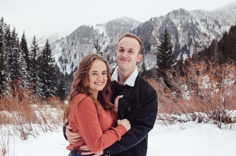 Our snowy engagement photos!