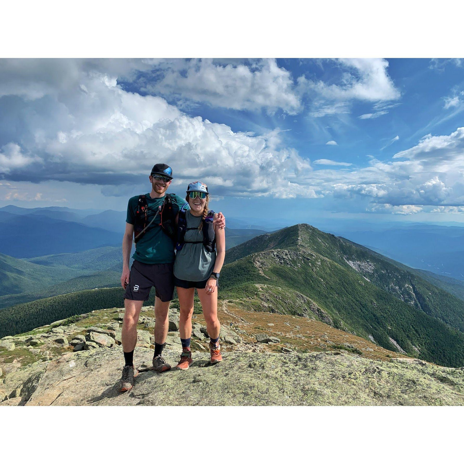 running the Pemi Loop in New Hampshire, 2022