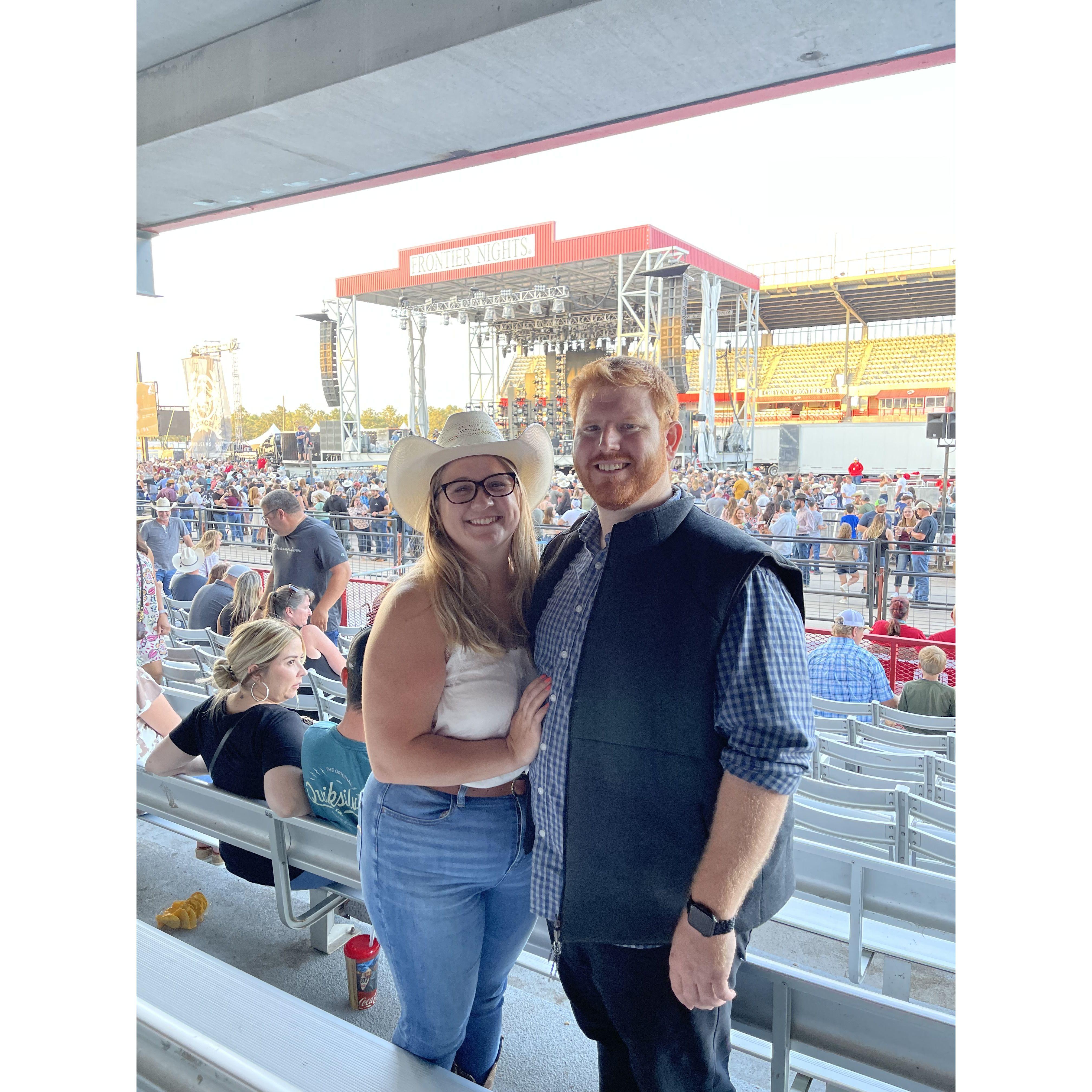 July 29, 2022 - Our first Cheyenne Frontier Days concert, Russel Dickerson & Sam Hunt!