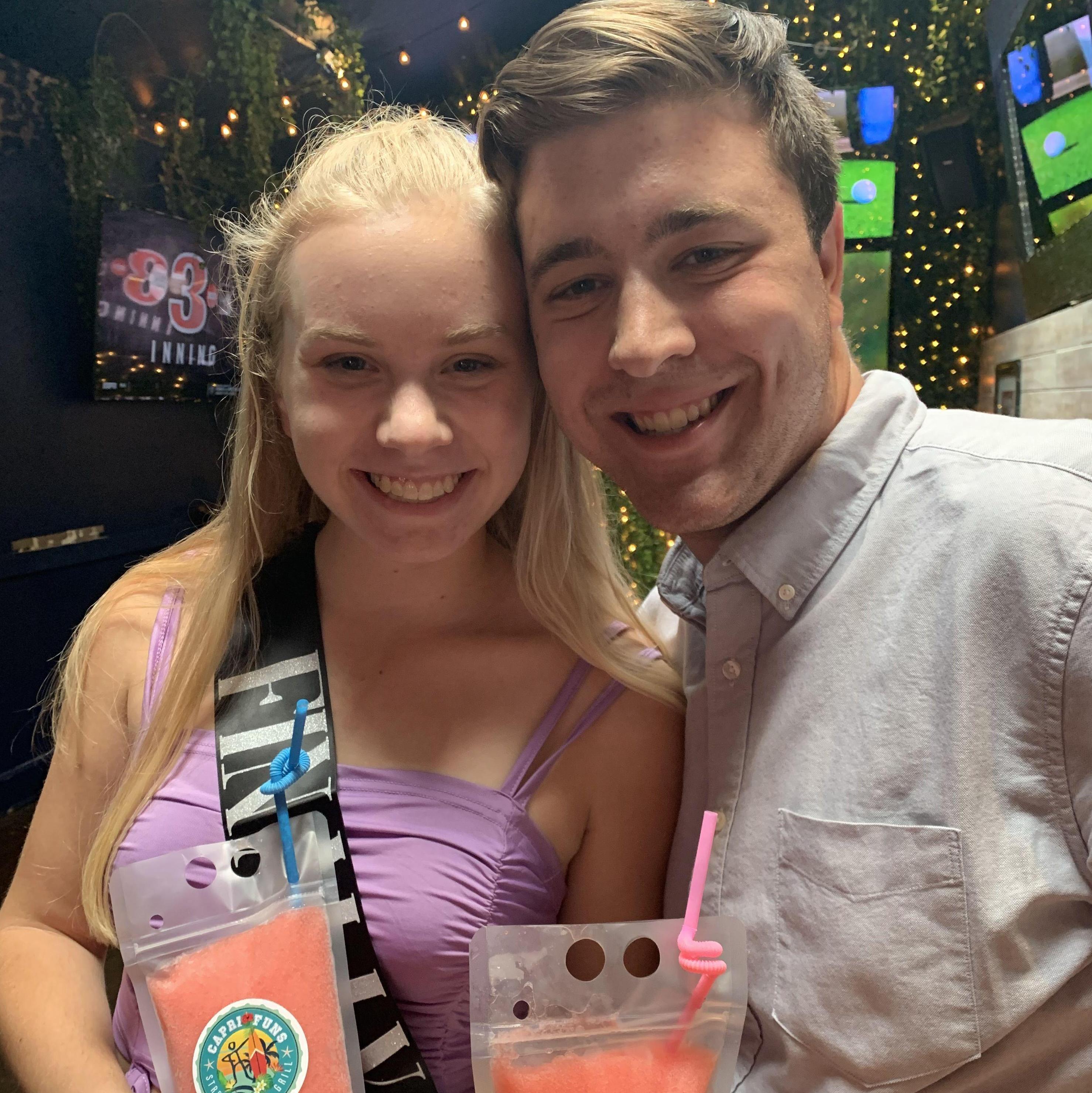 June 27th, 2021: Bar hopping in Wrigleyville for Sarah's 21st birthday!