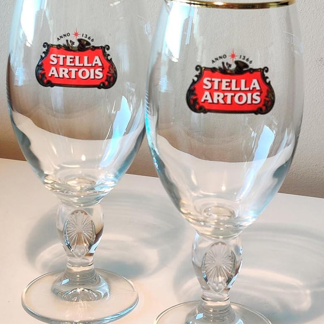 Stella Artois 2-Pack Original Glass Chalice, 33cl