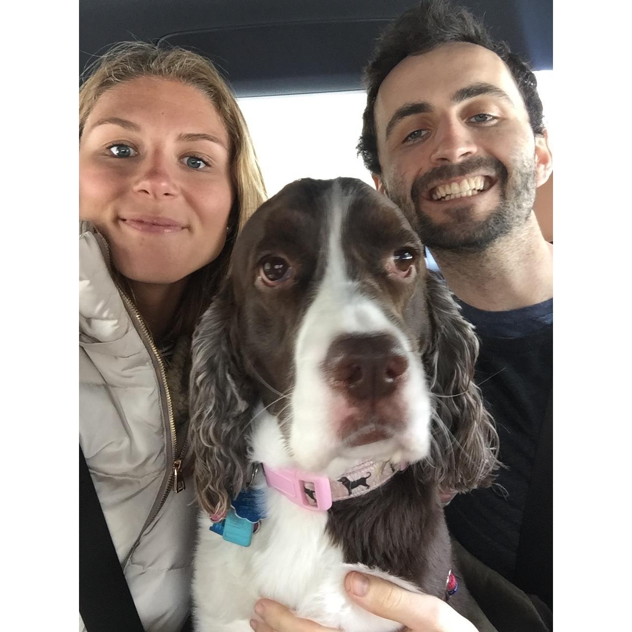 Charlotte and her fan club.