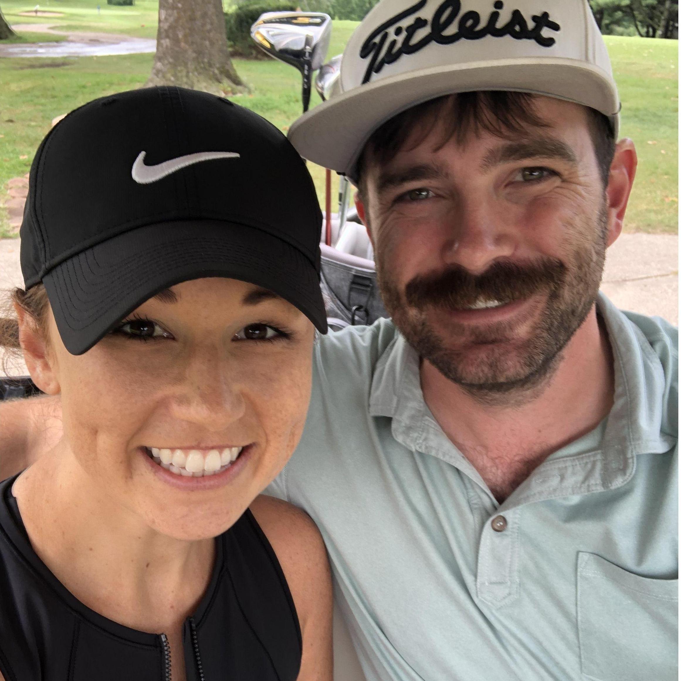 The day Dan taught Lindsey how to golf