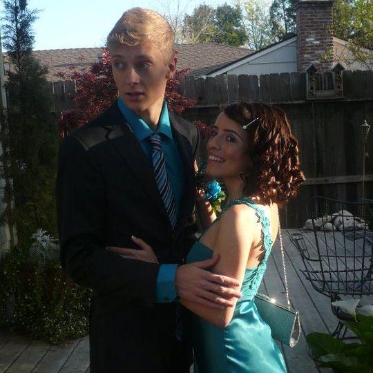 We were still going strong, here's our pre-prom photos in Andrew's parents' backyard. 2011