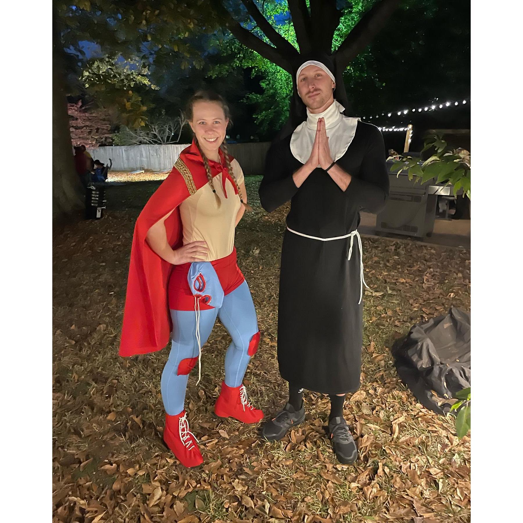 I knew he was in love with me for going along with my crazy ideas so early in our relationship. Our first Halloween together!