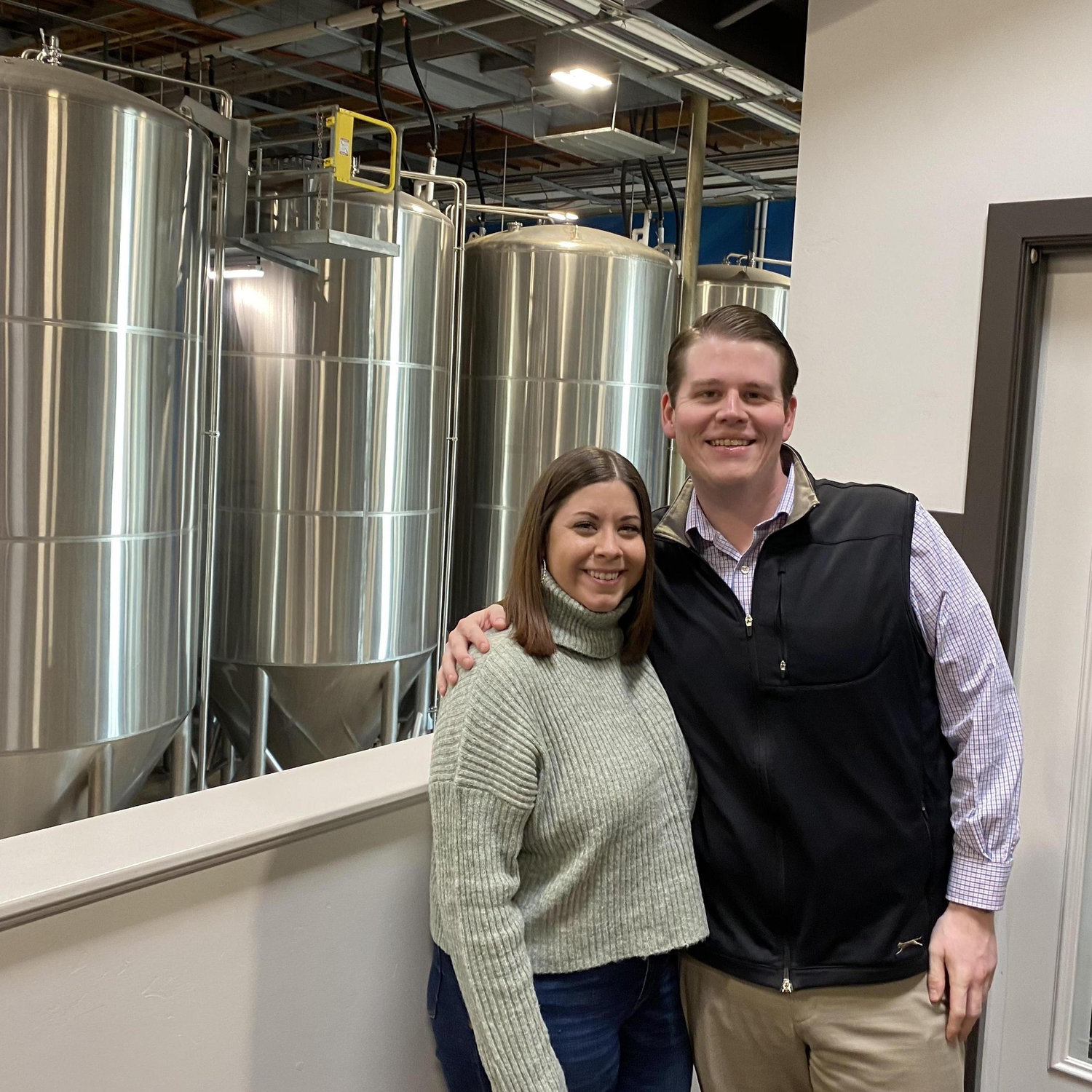 Our private brewery tour of Ballast Point Brewing during our San Diego.