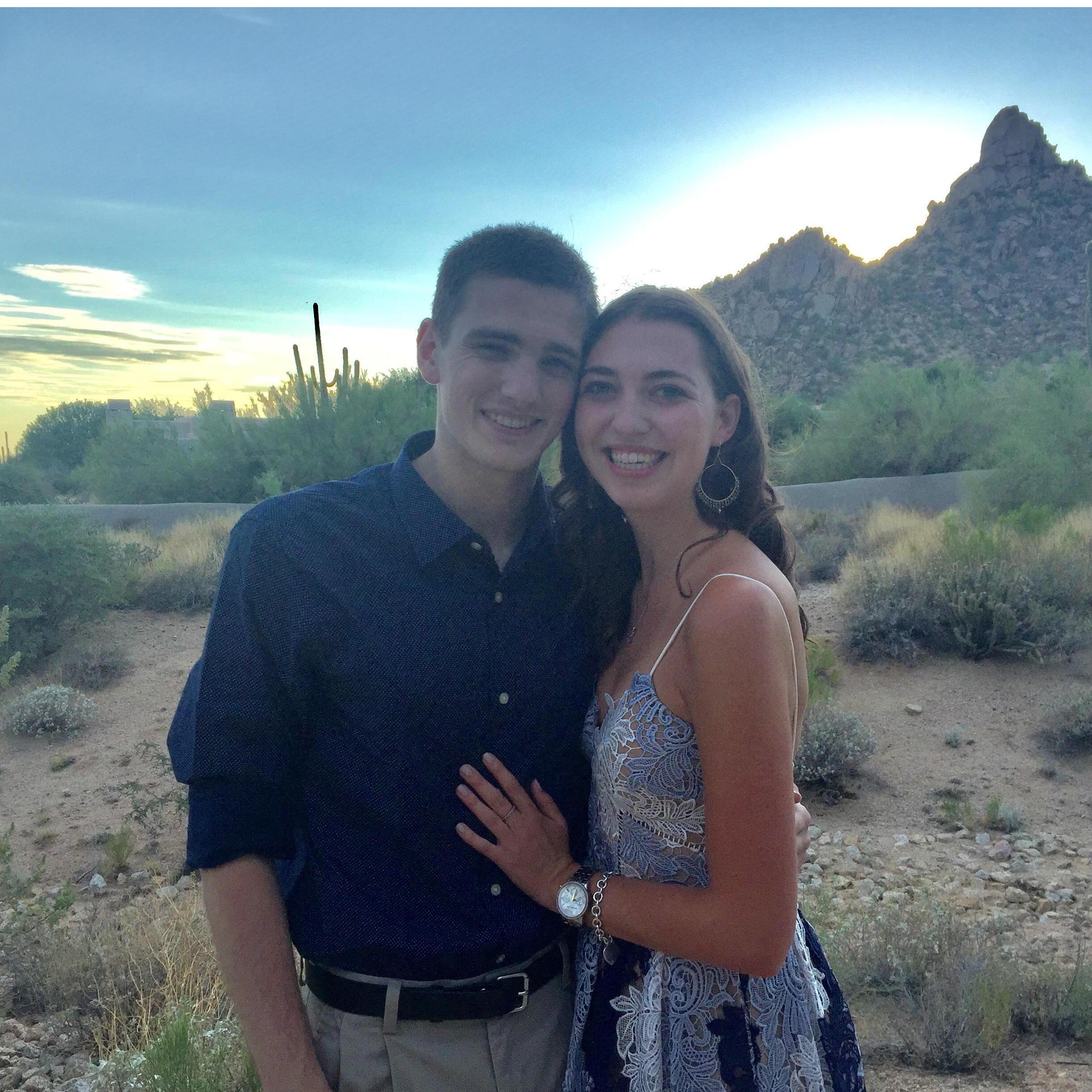 The first time we said I love you was during a trip to Scottsdale after Alec's first deployment to Afghanistan- August 2017