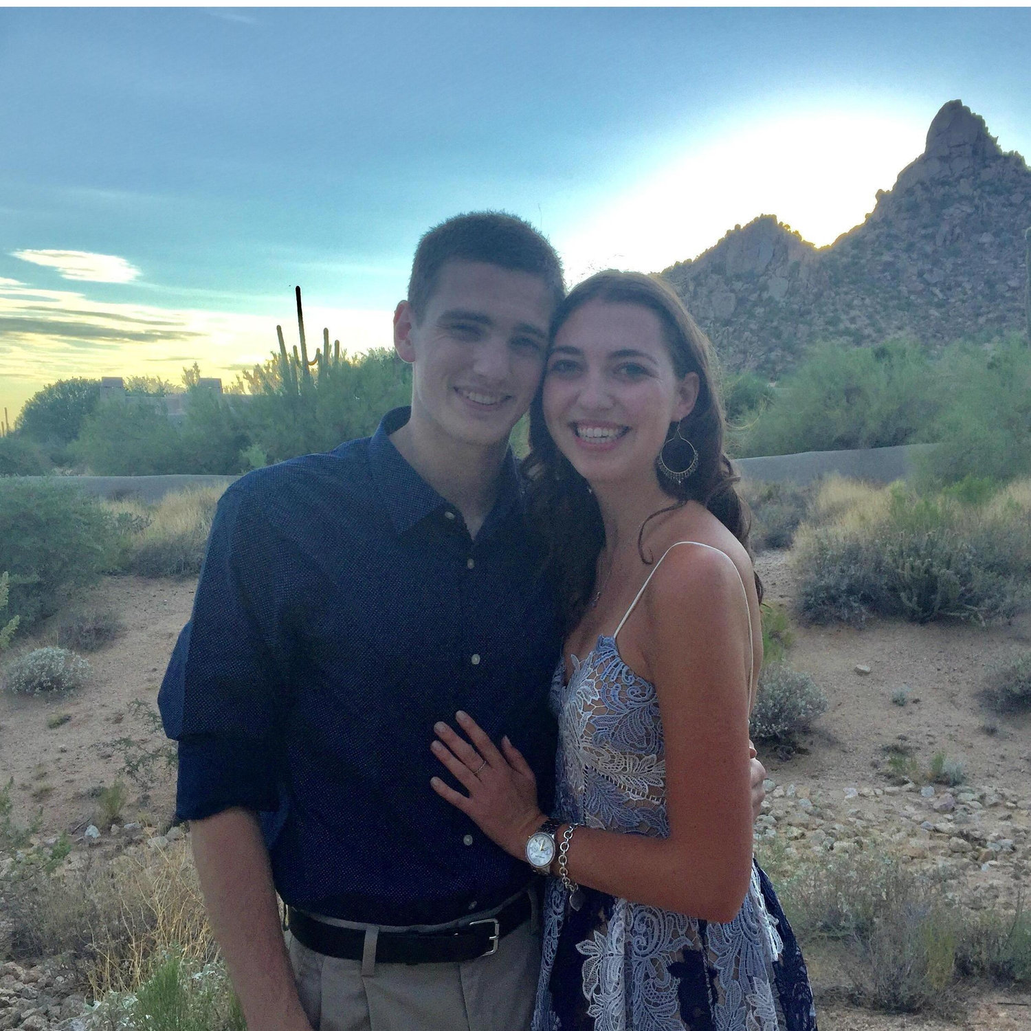 The first time we said I love you was during a trip to Scottsdale after Alec's first deployment to Afghanistan- August 2017