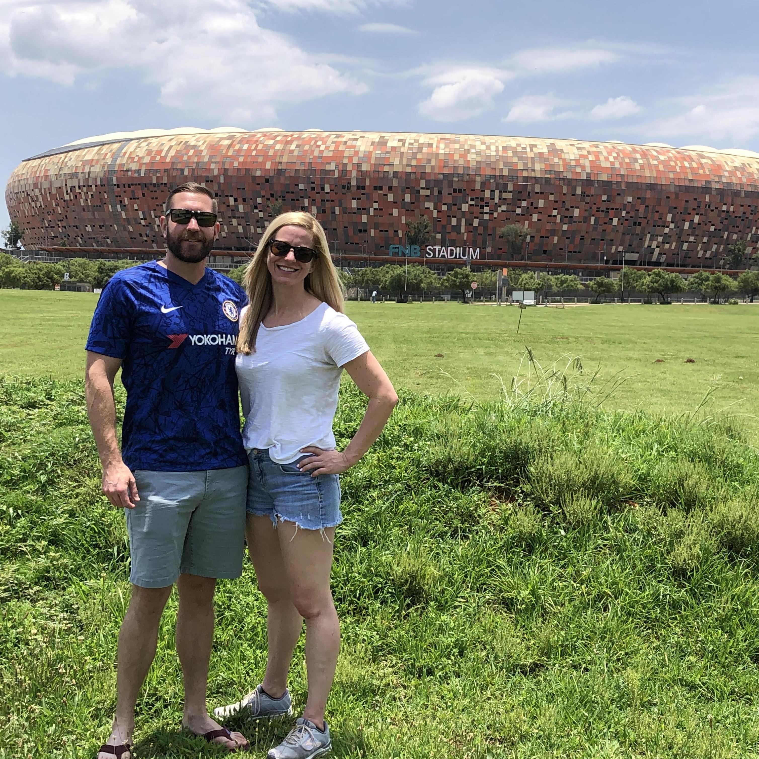 FNB stadium in Jozi.
