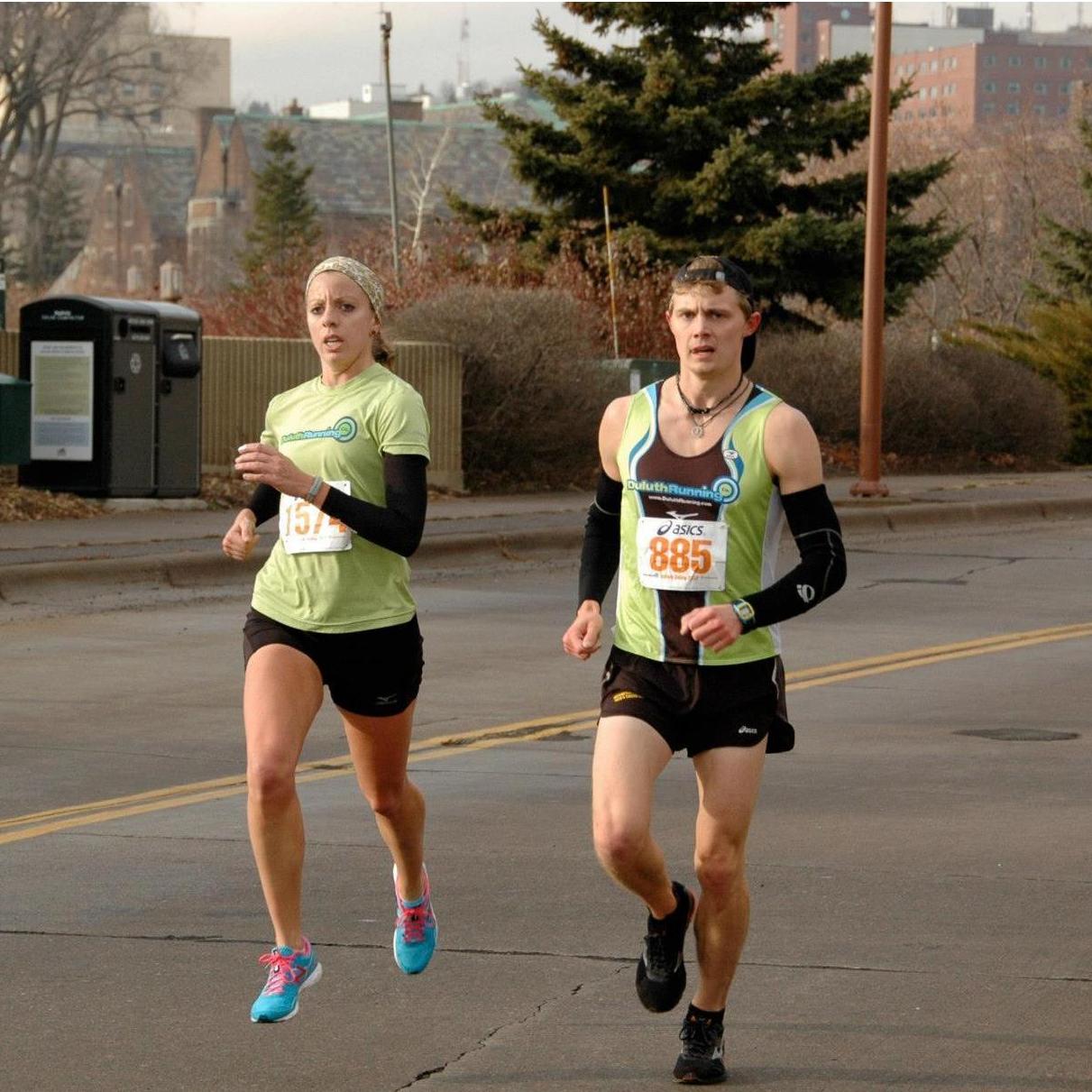 Our first race together