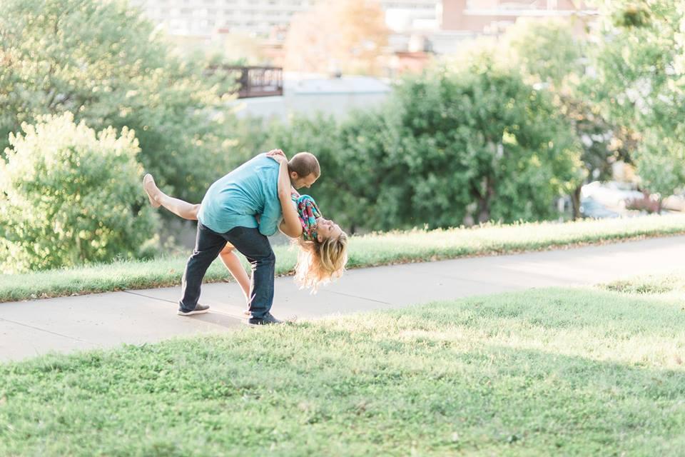 Practicing dancing!