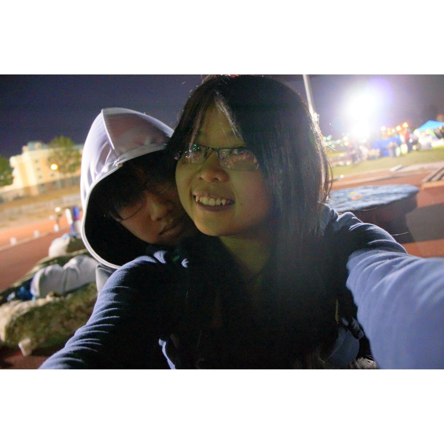 Relay for life - first night up together ><