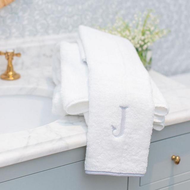 Piped Edge Hand Towels (pair)