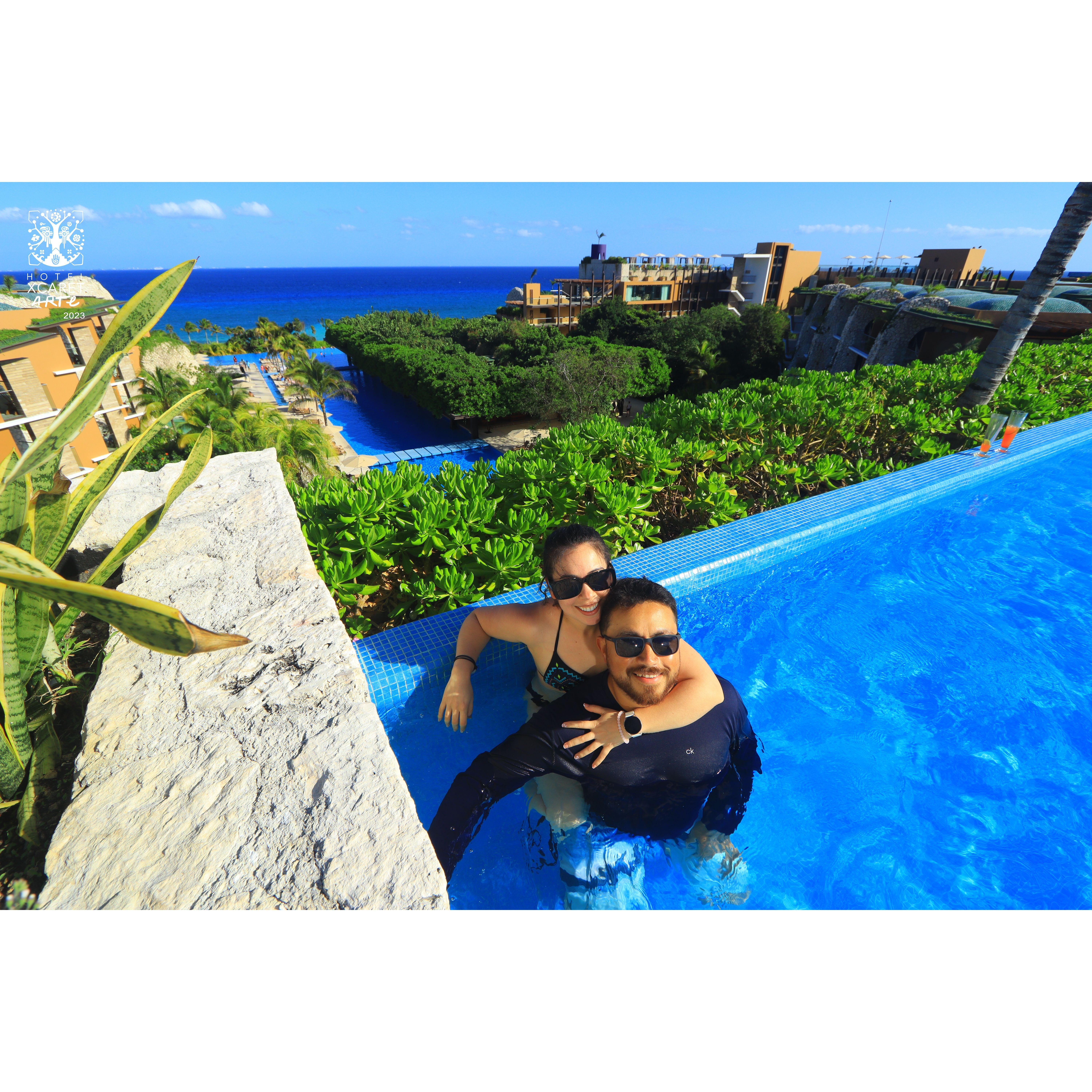 Catching sunlight in Cancun