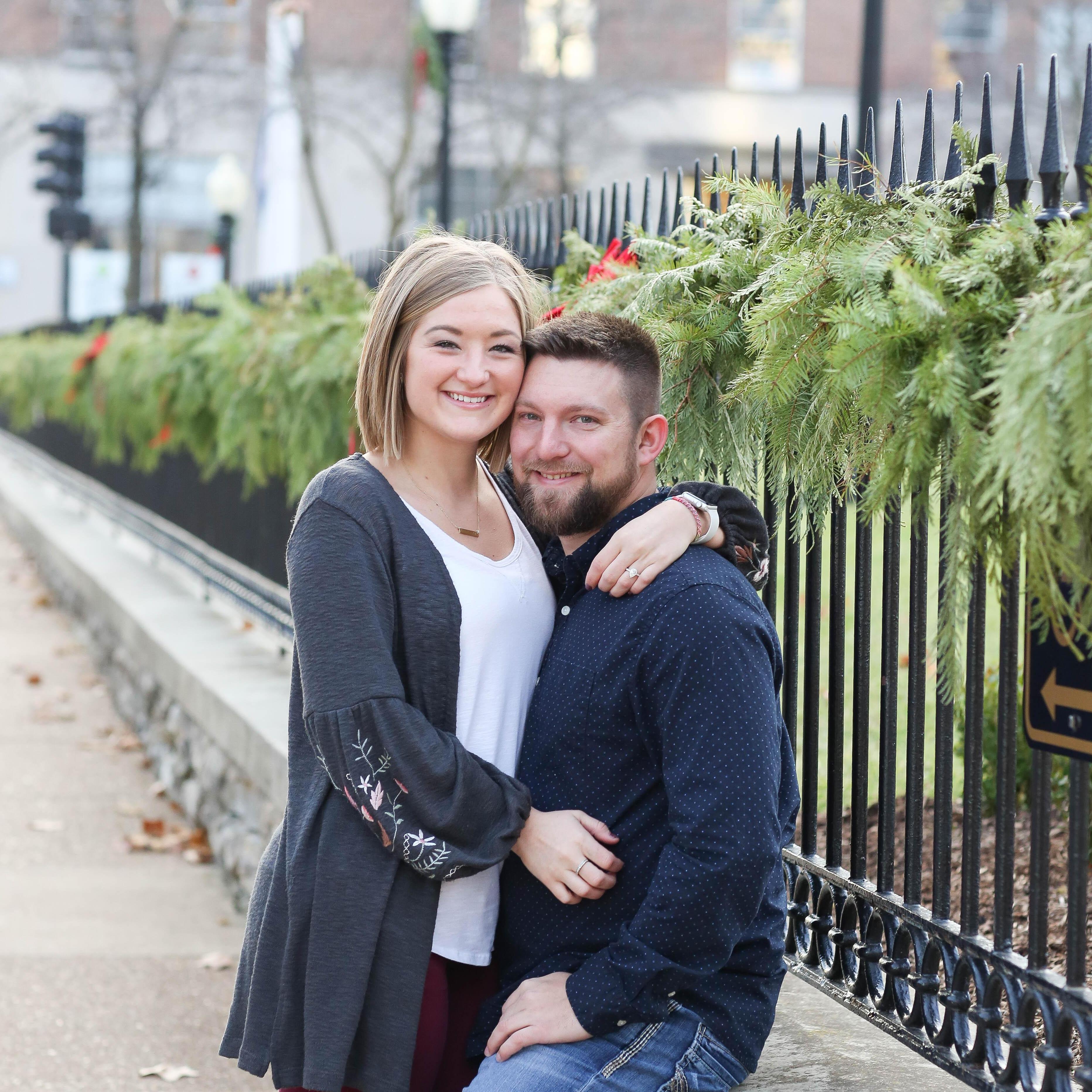 This picture was taken by the photographer Seth hired on our engagement day!