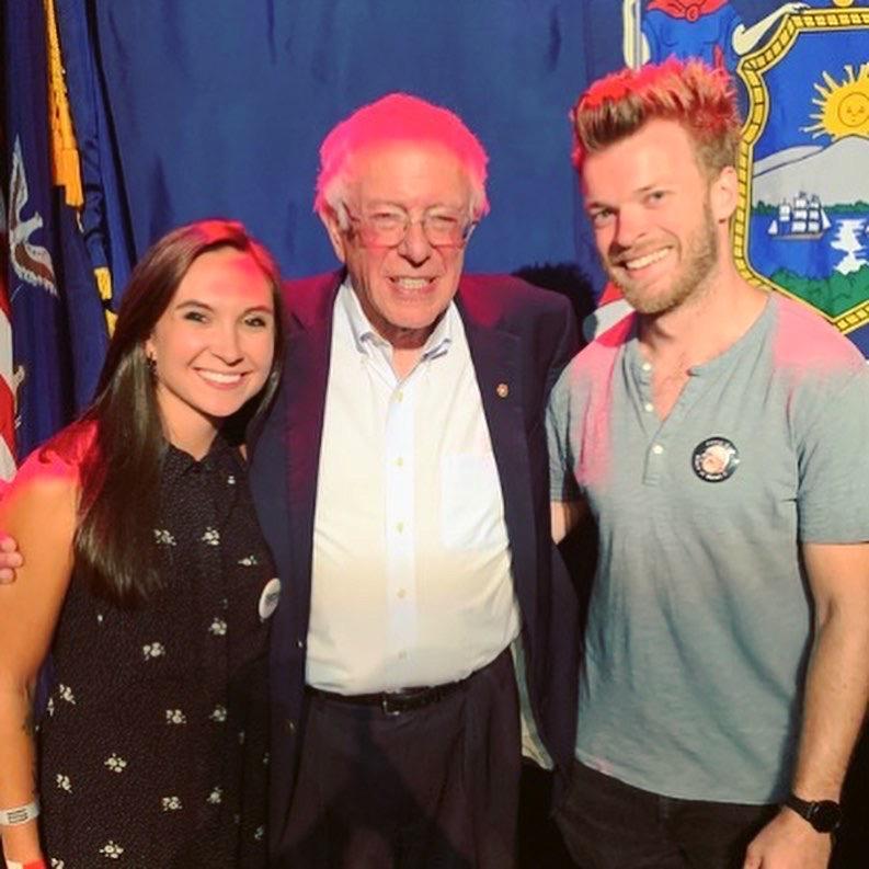 Hanging out with Bernie in October 2019!