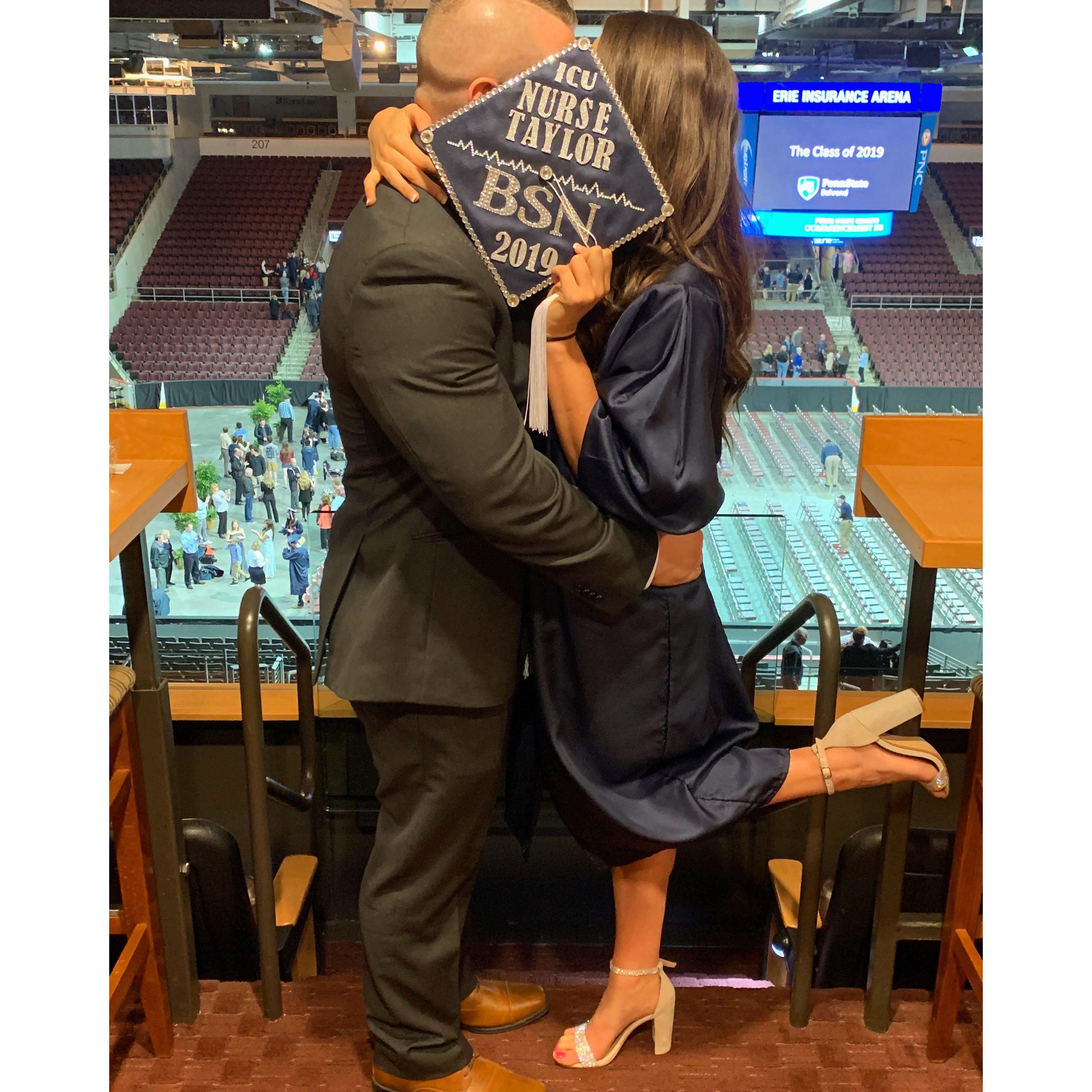 Taylor's graduation day!