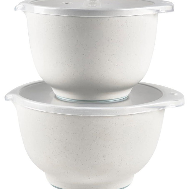Rosti Precision Craft Mixing Bowl Set 2 Pcs Elevate Your Culinary Experience Stylish Nesting Bowls for Effortless Cooking and Baking
