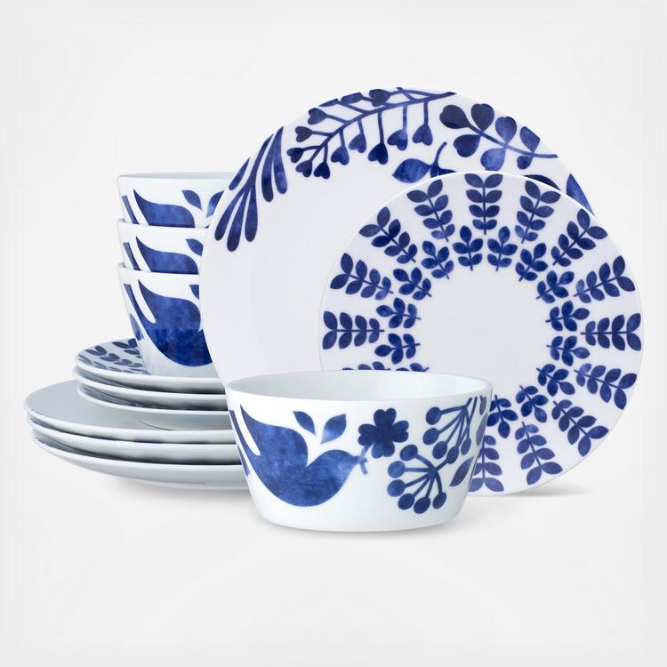 Noritake, Sandefjord 12-Piece Dinnerware Set, Service for 4 | Zola