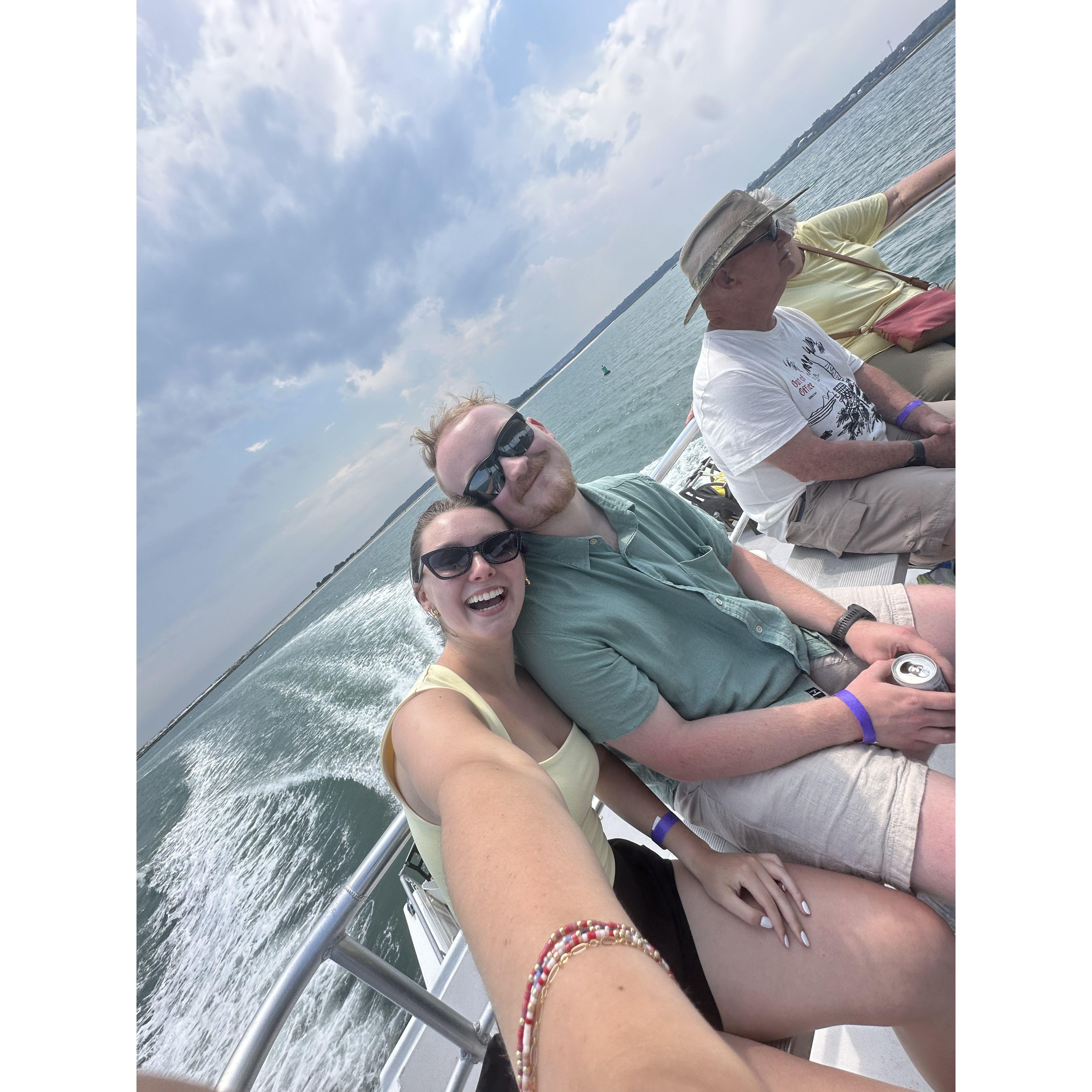 dolphin boat ride!