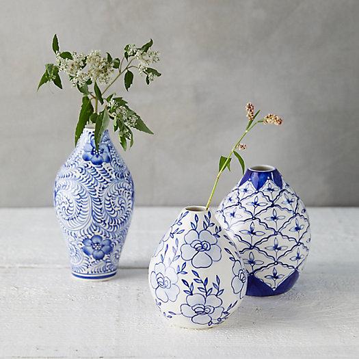 Chinoiserie Bud Vase "Vine"