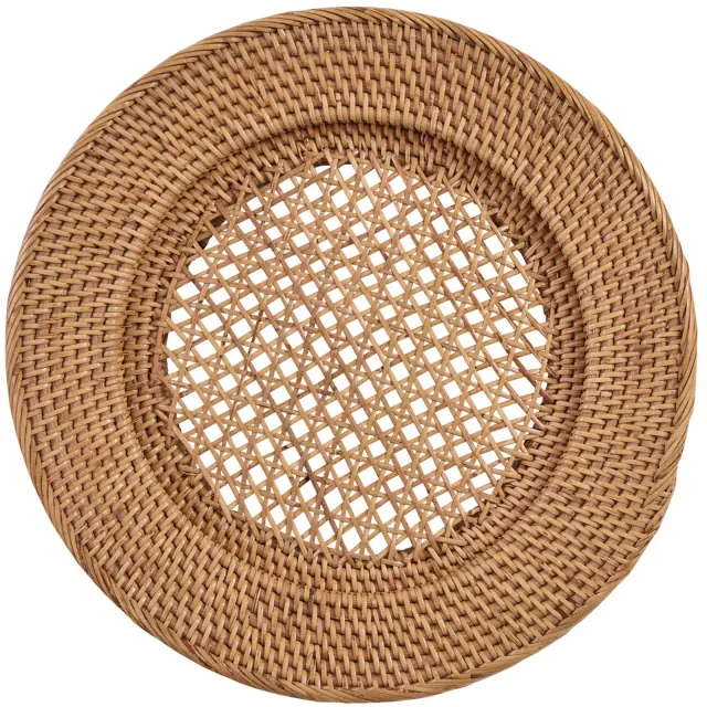 Park Designs Rattan Cane Weave Charger Set of 4