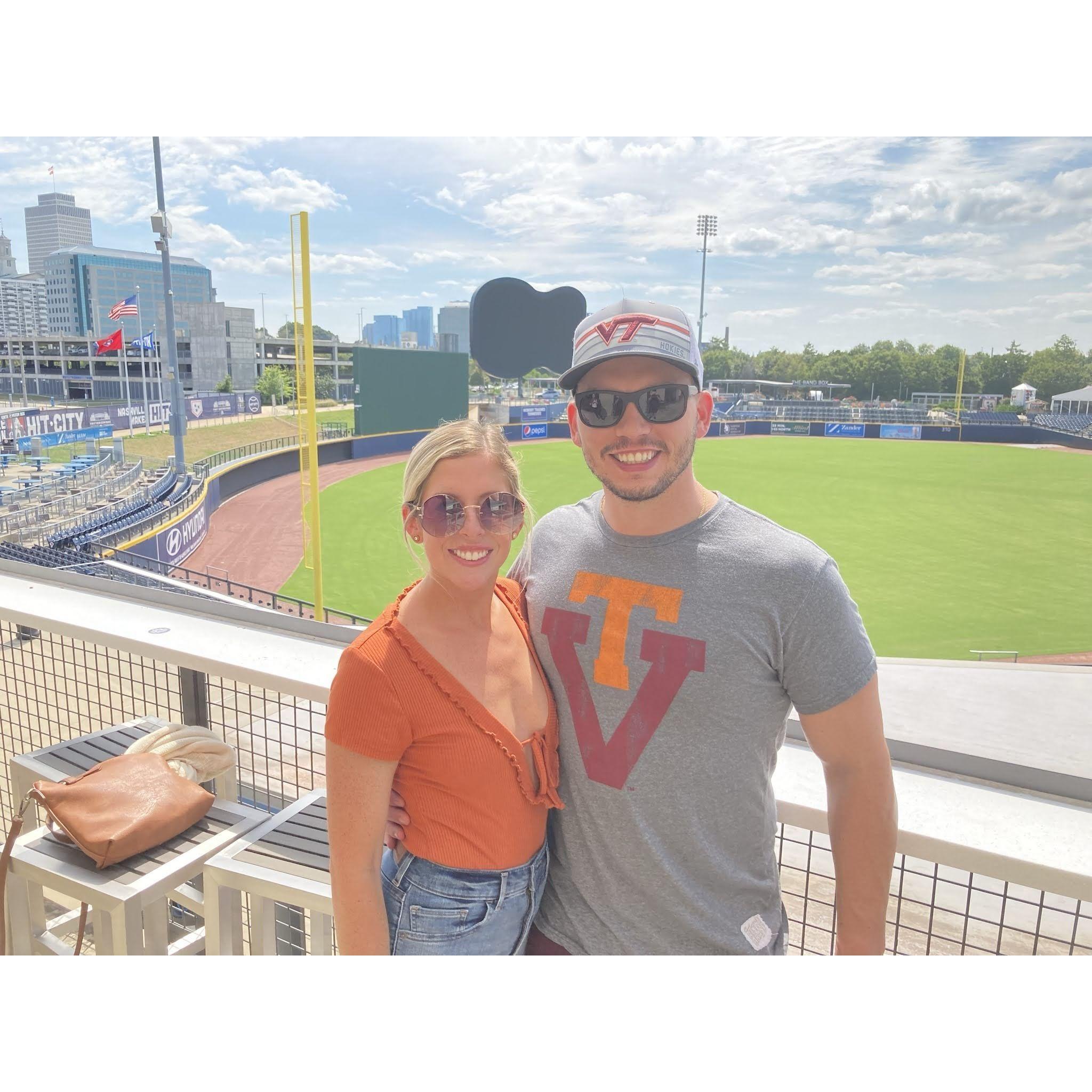 Exploring the non-Broadway parts of Nashville! Fun fact: Cait and Dean both gifted this photo to one another at Christmas that year.