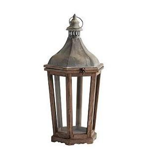 Park Hill Lantern, Wood - Medium 24"
