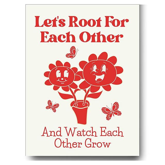 Retro Poster Wall Art Print, Motivational Posters, Inspirational Cute Bedroom Décor for Teen Girls Room, Trendy Aesthetic Growth Mindset Poster, Gift for Teen Girl, Friend, Cool Teen Room Décor for Bedroom Aesthetic Retro Poster
