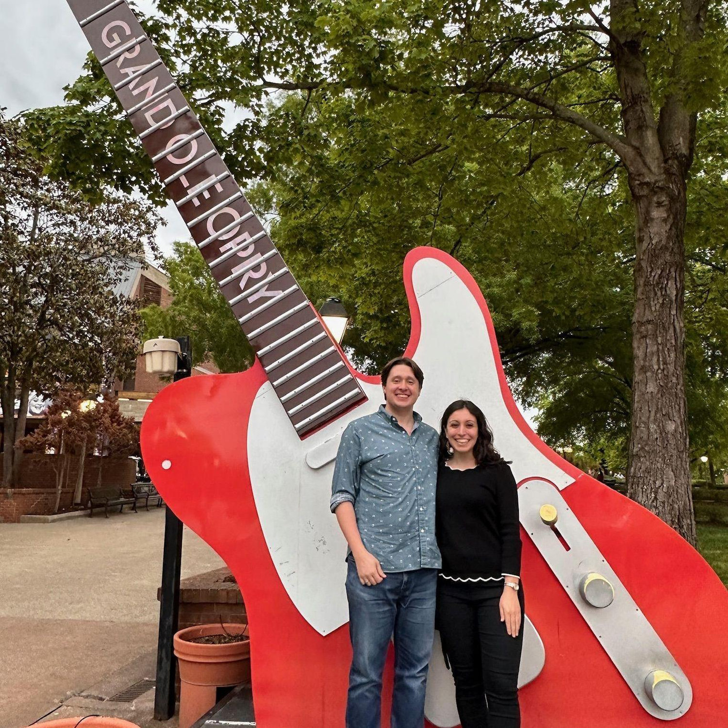 Seeing a show at the Grand Ole Opry during our trip to Nashville.
