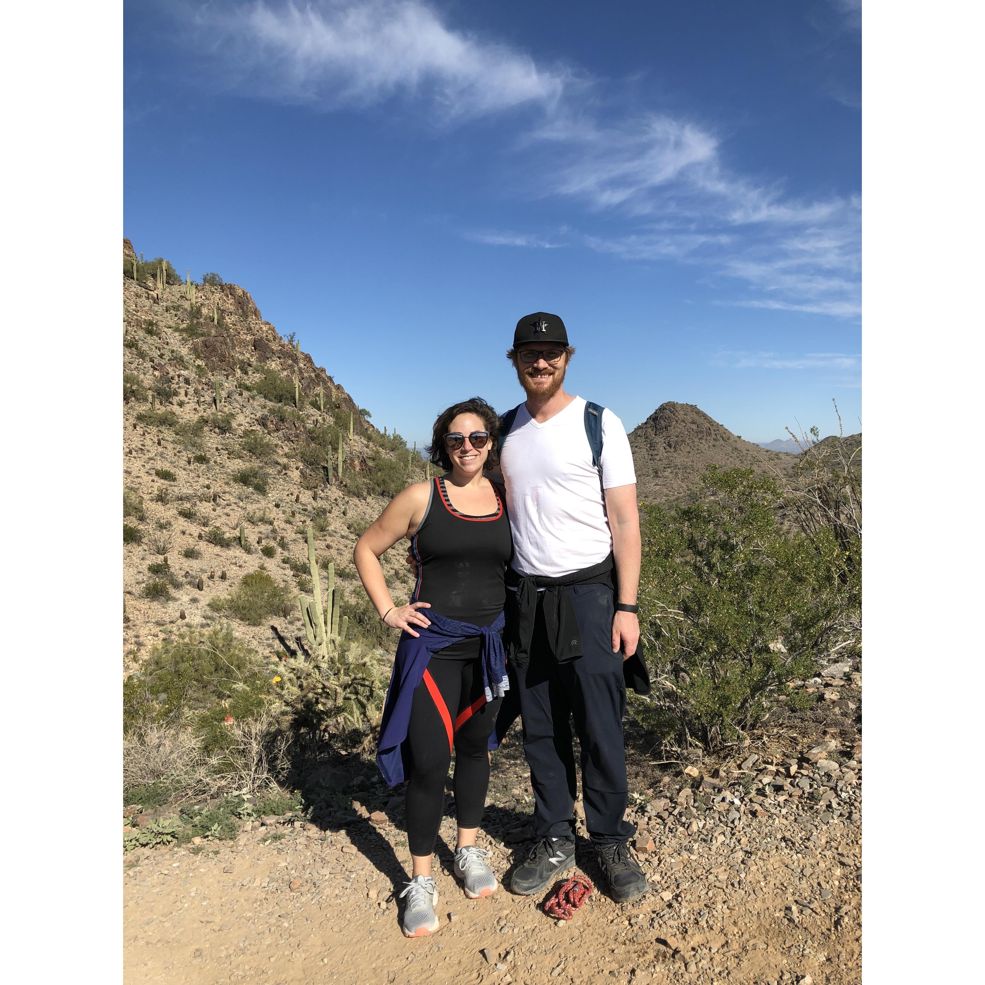 More hiking in Arizona