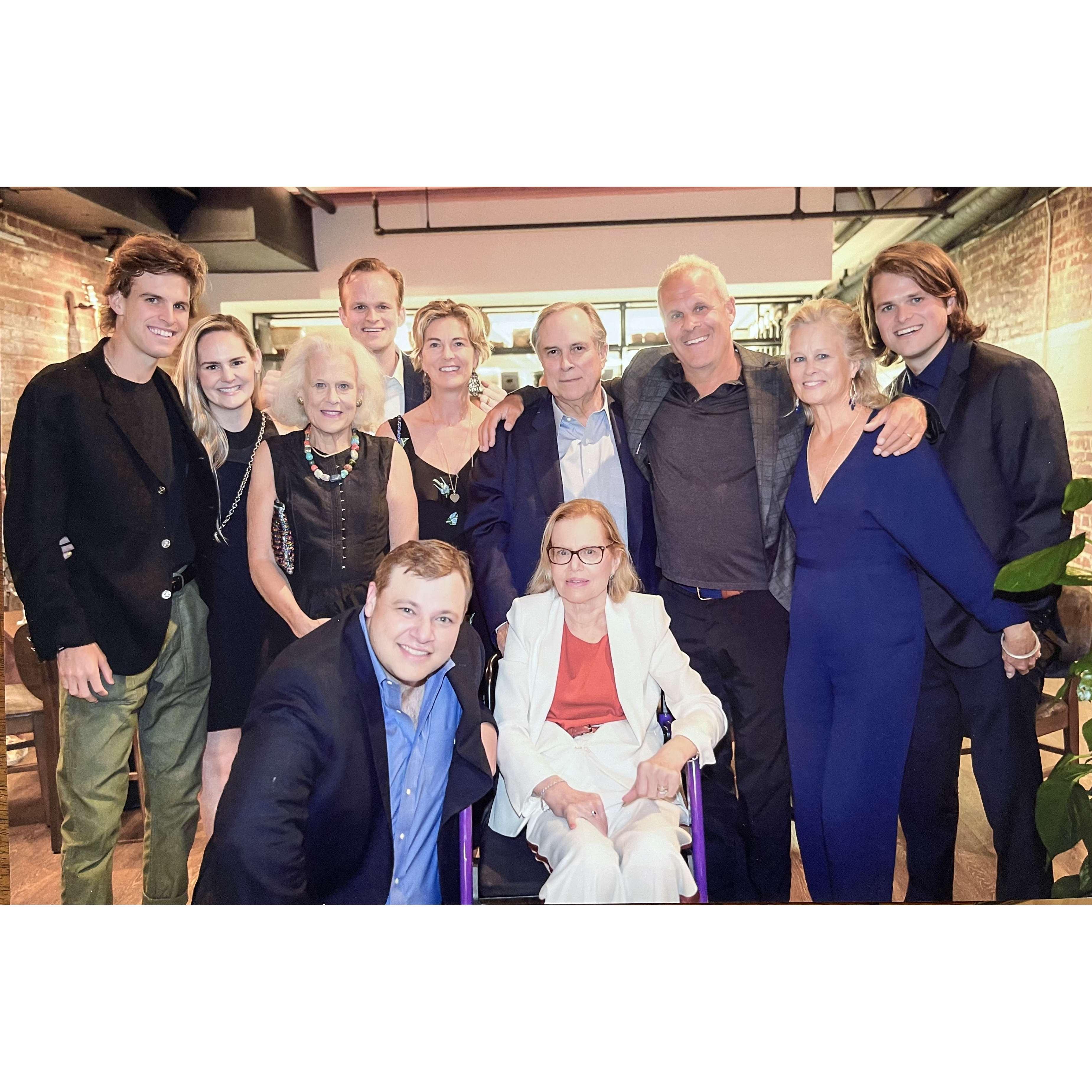 Surrounded by loving family!