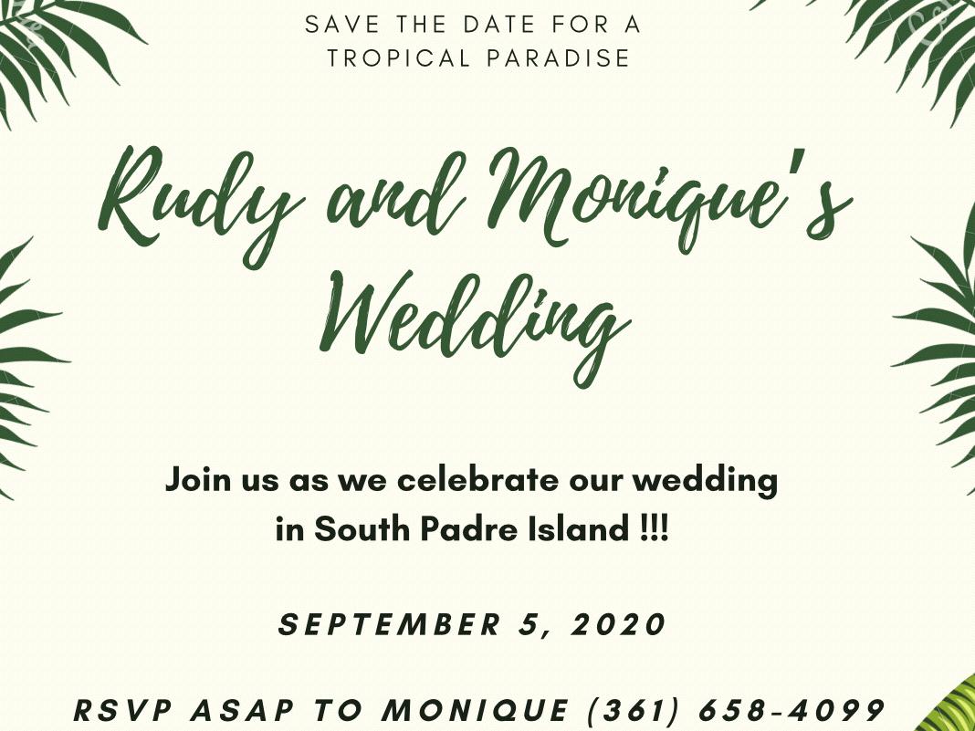 The Wedding Website of MONIQUE GARCIA and RODOLFO VALVERDE JR
