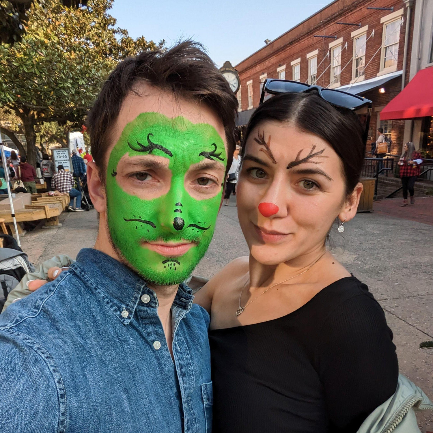 Grumpy Grinch & Rosy Rudolph β€