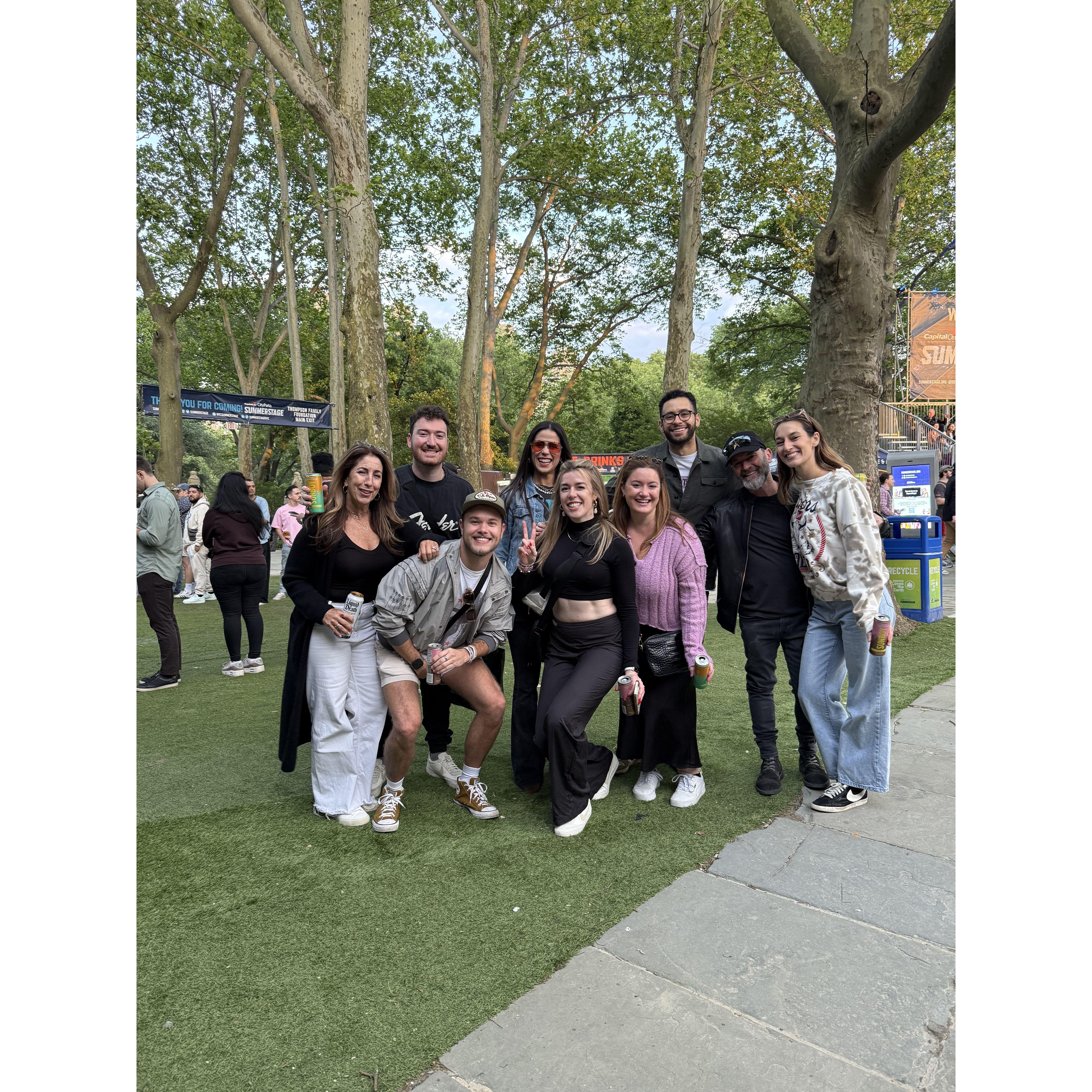 After our Central Park show in May 2025.