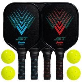 Jet 4 Player Pickleball Paddle Set