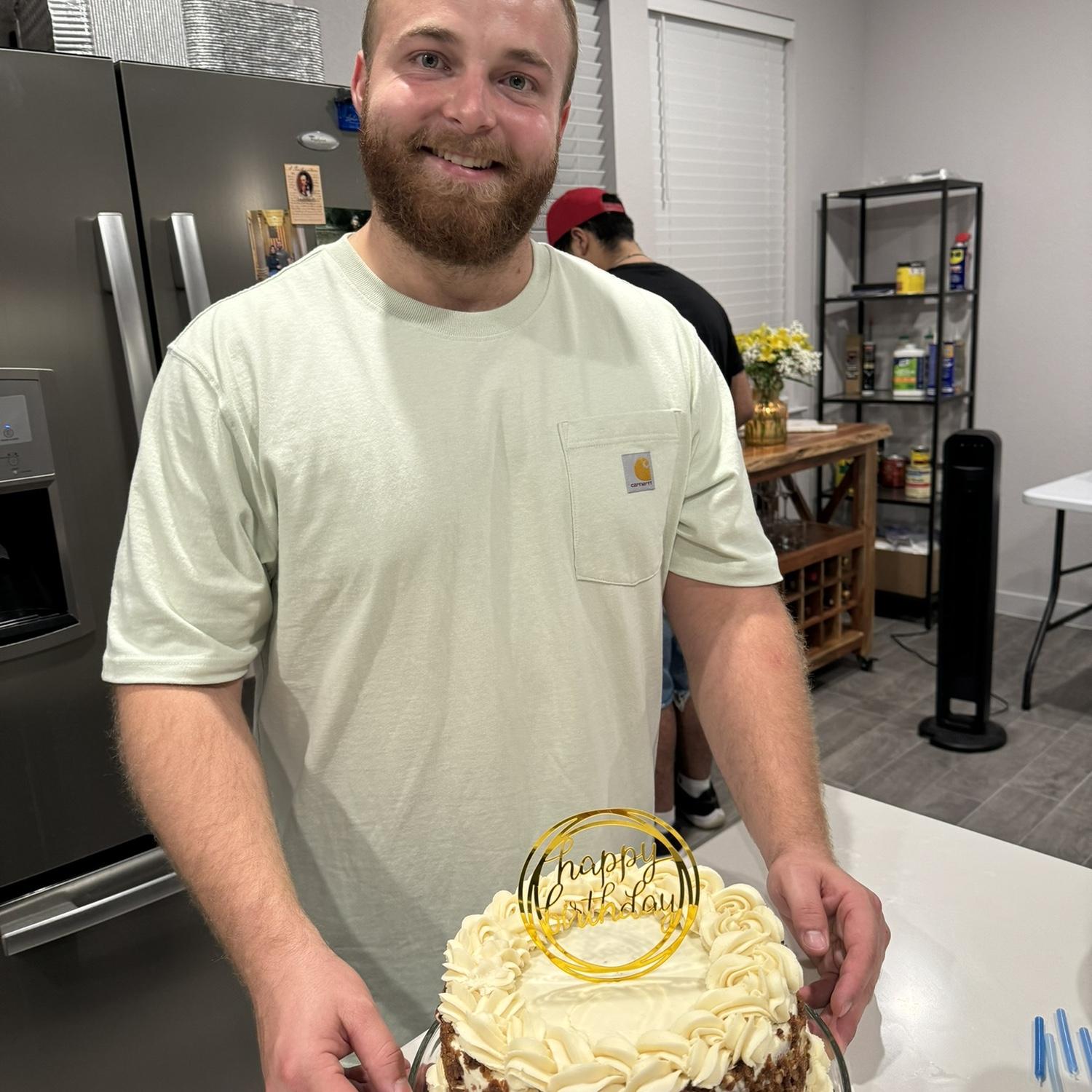 Brian’s 24th Birthday, cake by Kass!