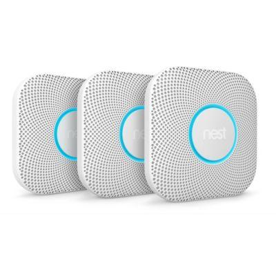 Google Nest Protect Battery Smoke and Carbon Monoxide Alarms (Set of 3)