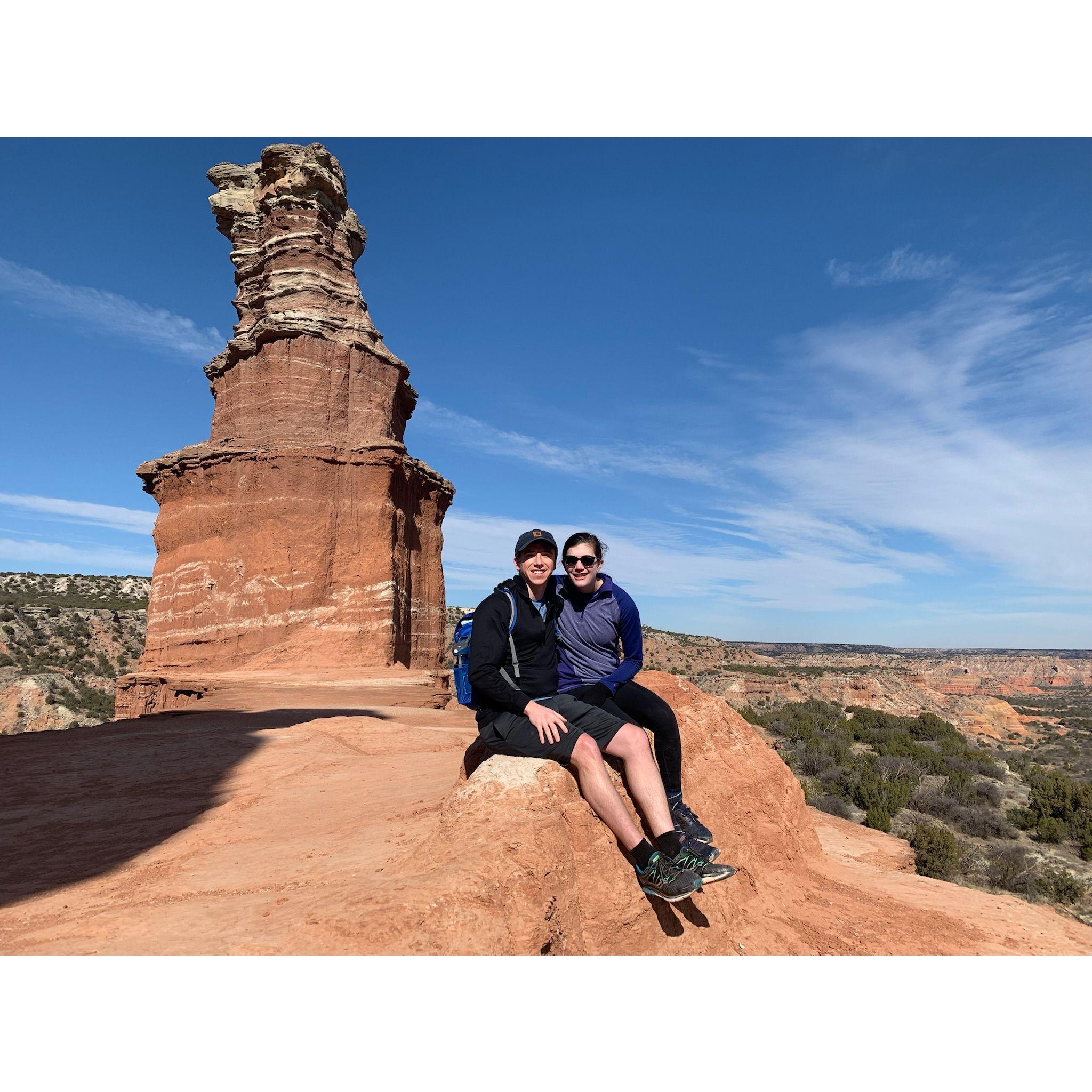 Hiking in West Texas during long-distance