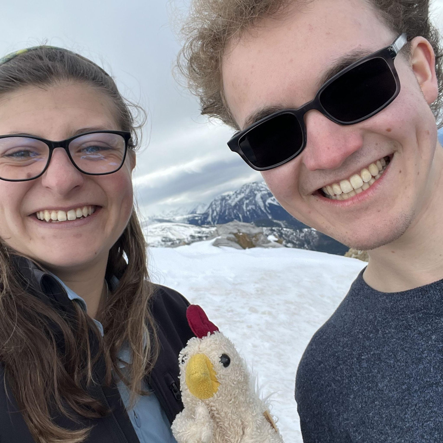 We were told by a Polish Priest that these mountains would be good to climb in April--we might have ignored some closed signs.