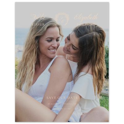 Beige Wedding Digital Save the Date - Pasquo Photo