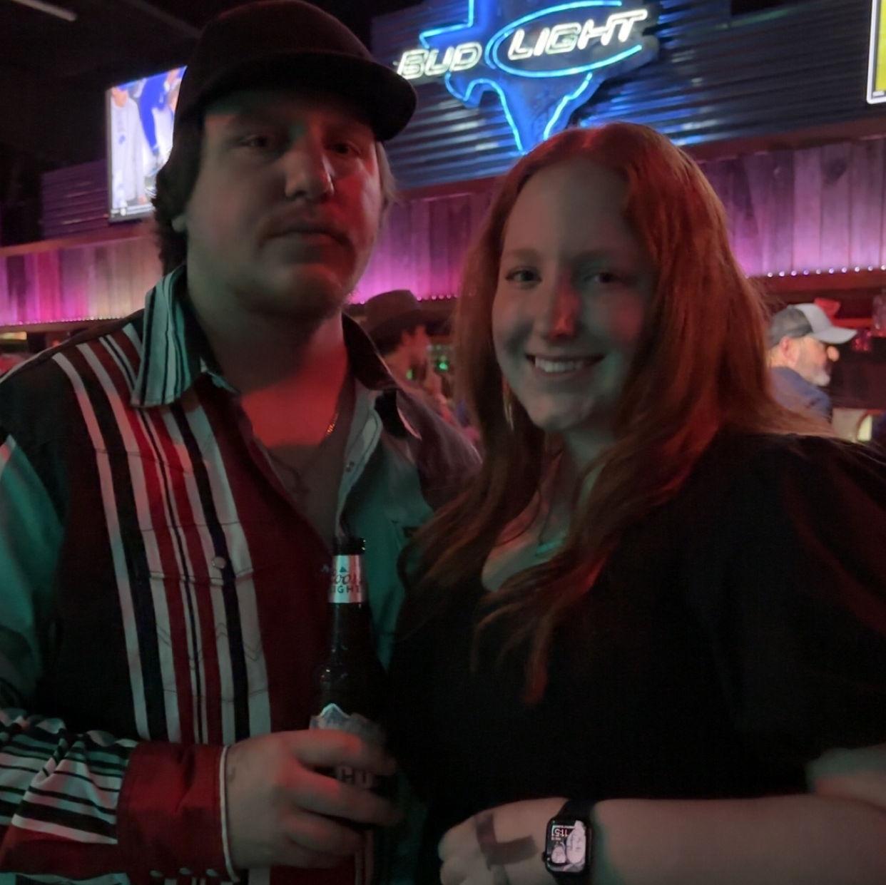 The night Kaitlin tried to teach Collin to line dance