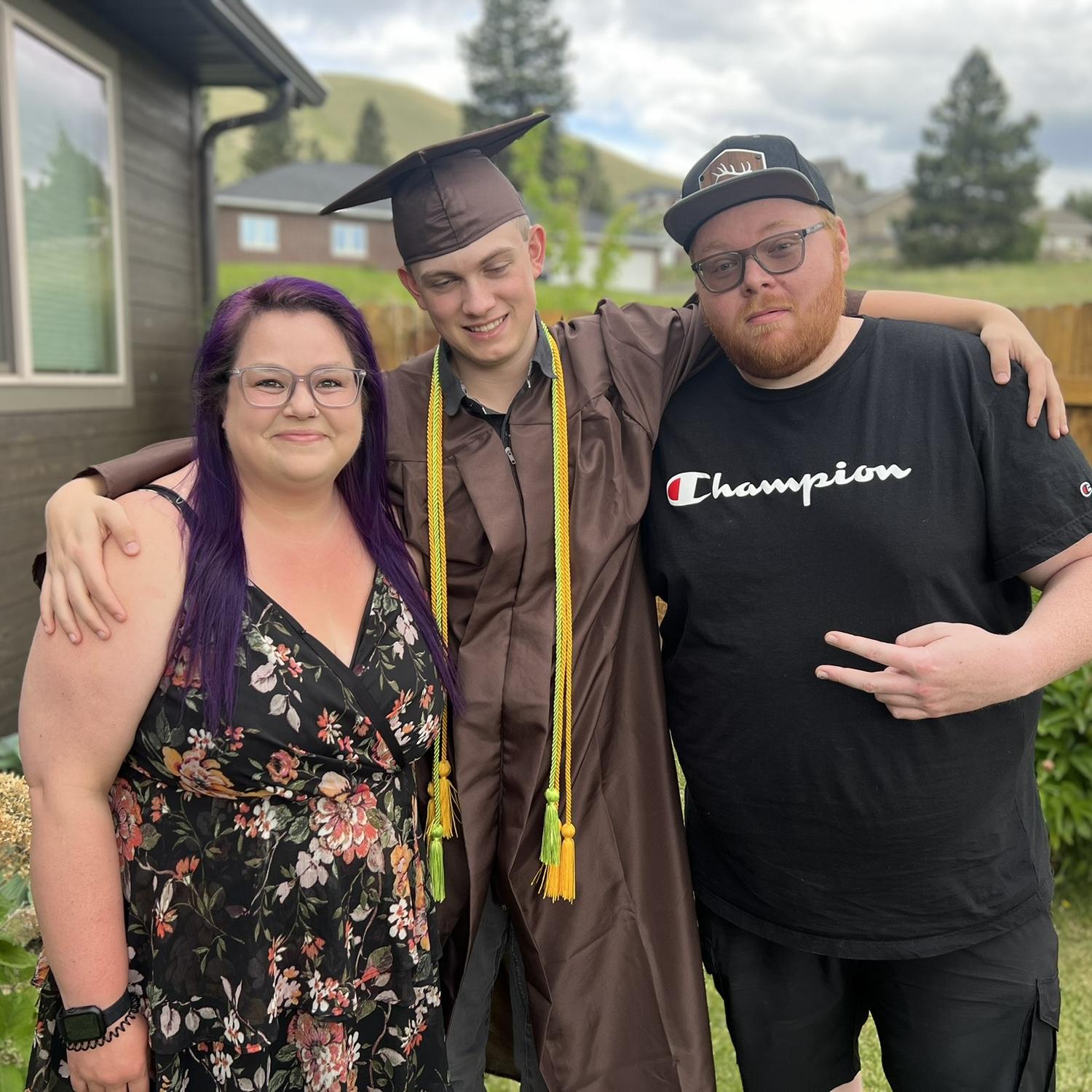 The brother graduated! Great milestone to be apart
Of