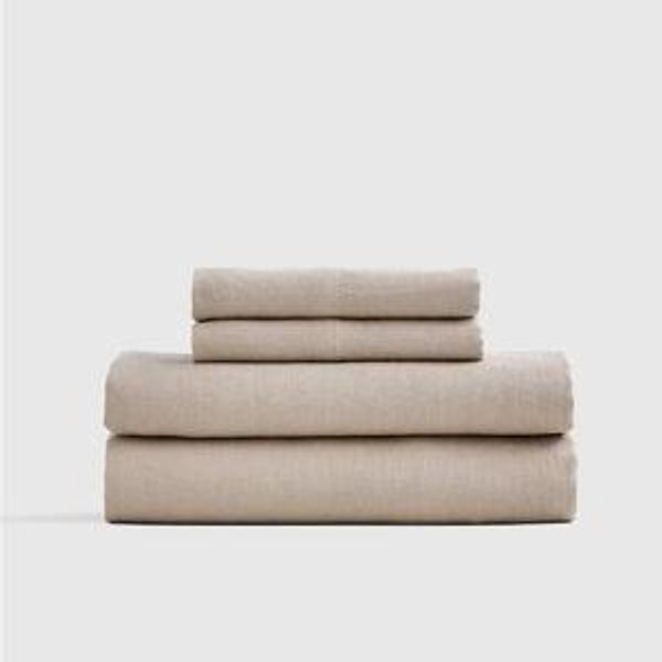Linen Sheets | Quince in Toffee