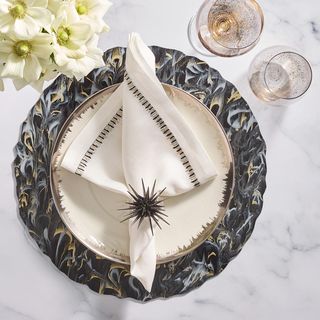 Acrylic Marbled Placemat, Set of 4