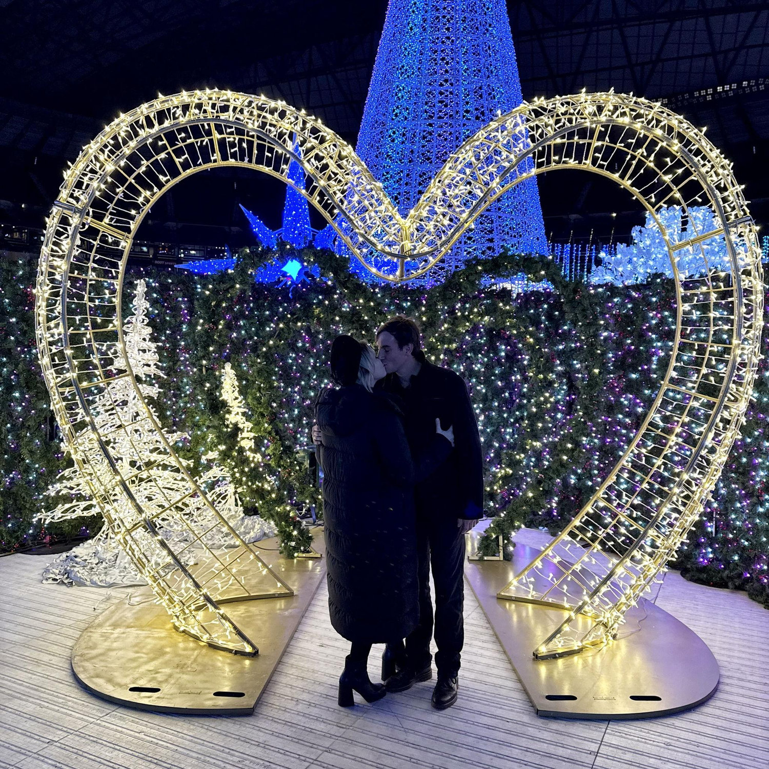 Our first Christmas together.