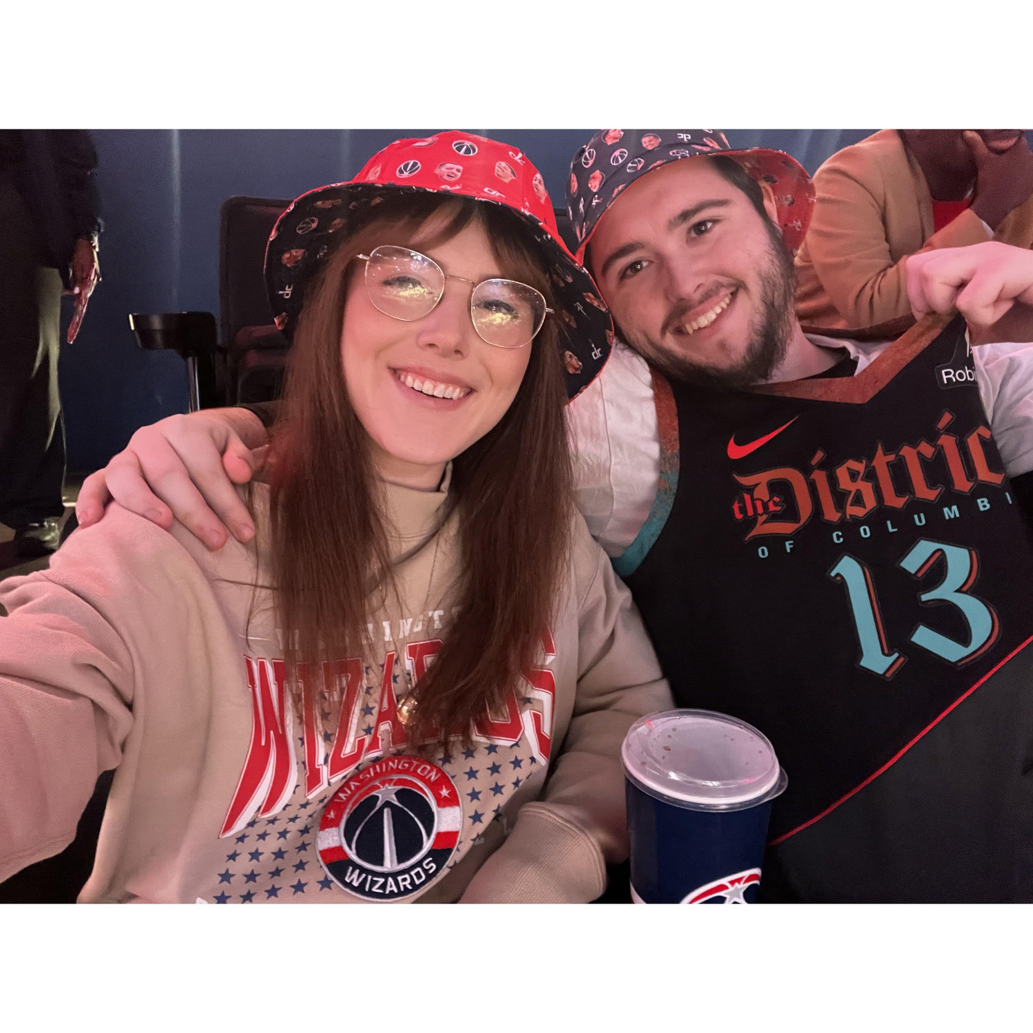 NYE Wizards Game (they lost, shocker!)