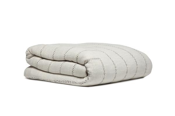 Maze Coverlet (color: natural, size: queen)