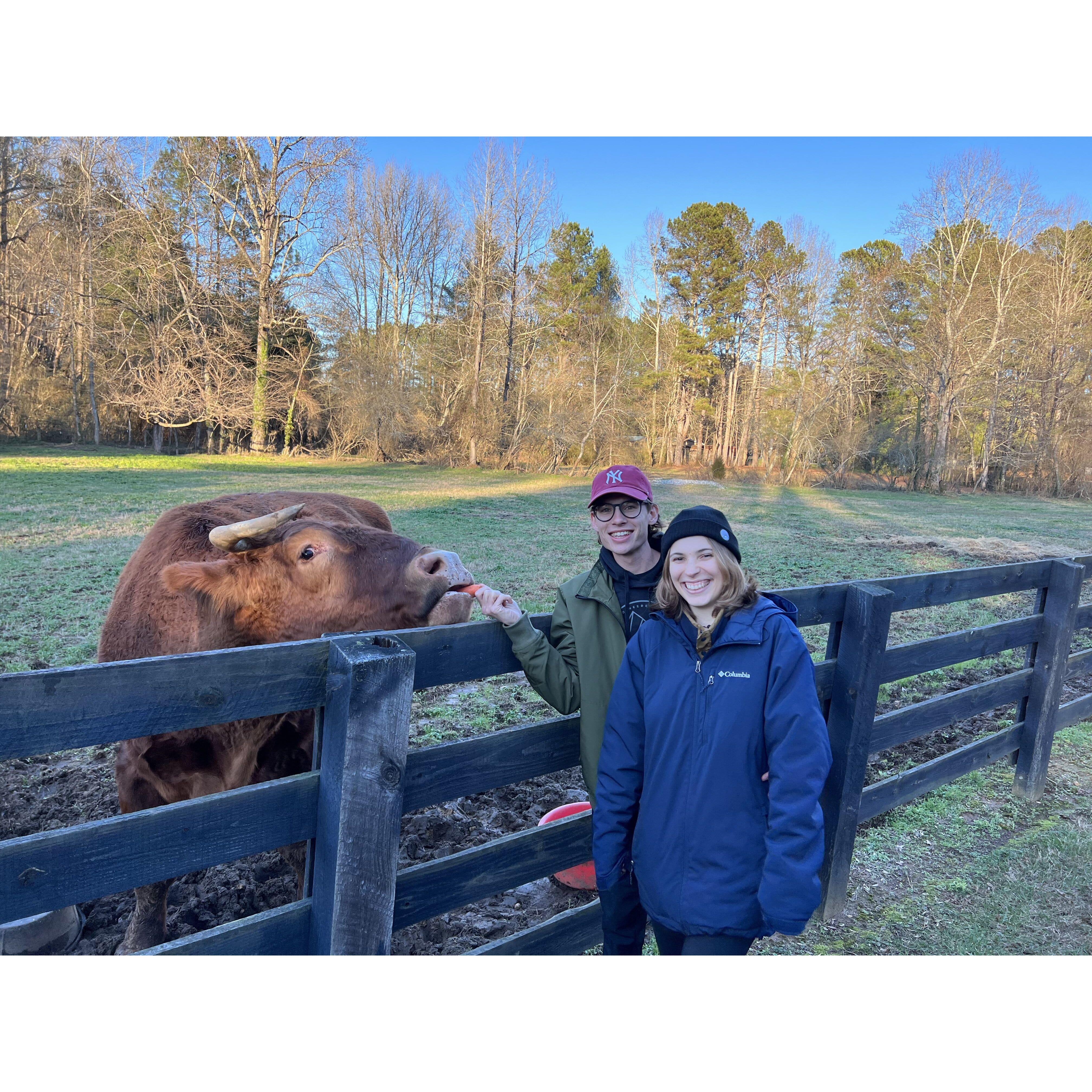 Georgia with our friend Chuck