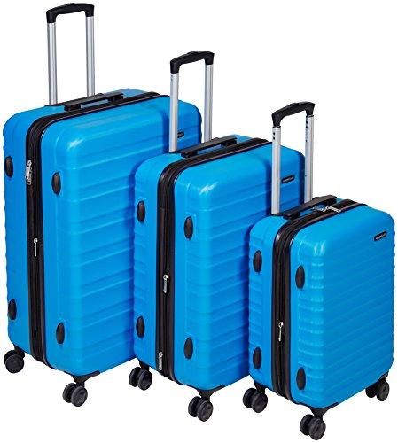 AmazonBasics Hardside Spinner Suitcase Luggage with Wheels